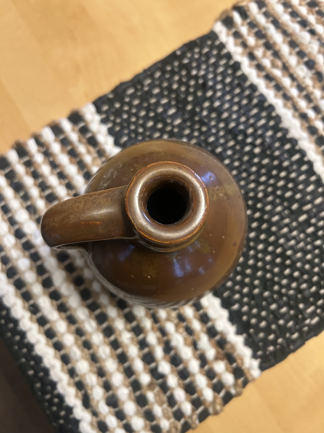 Vintage Brown Stoneware Jug - photo 2