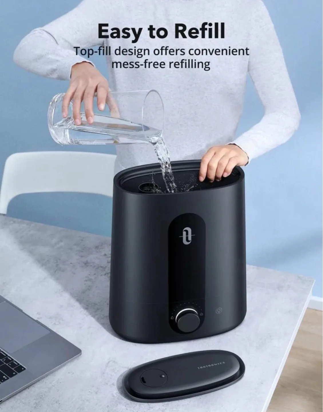 NEW 6L Cool Mist Top-Fill Humidifier image indicator(6)