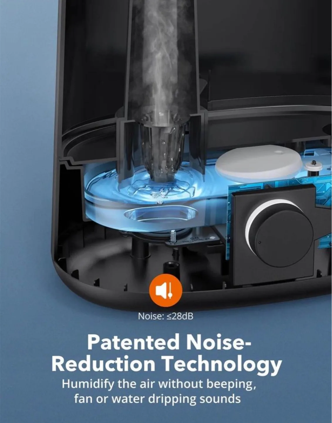 NEW 6L Cool Mist Top-Fill Humidifier image indicator(7)