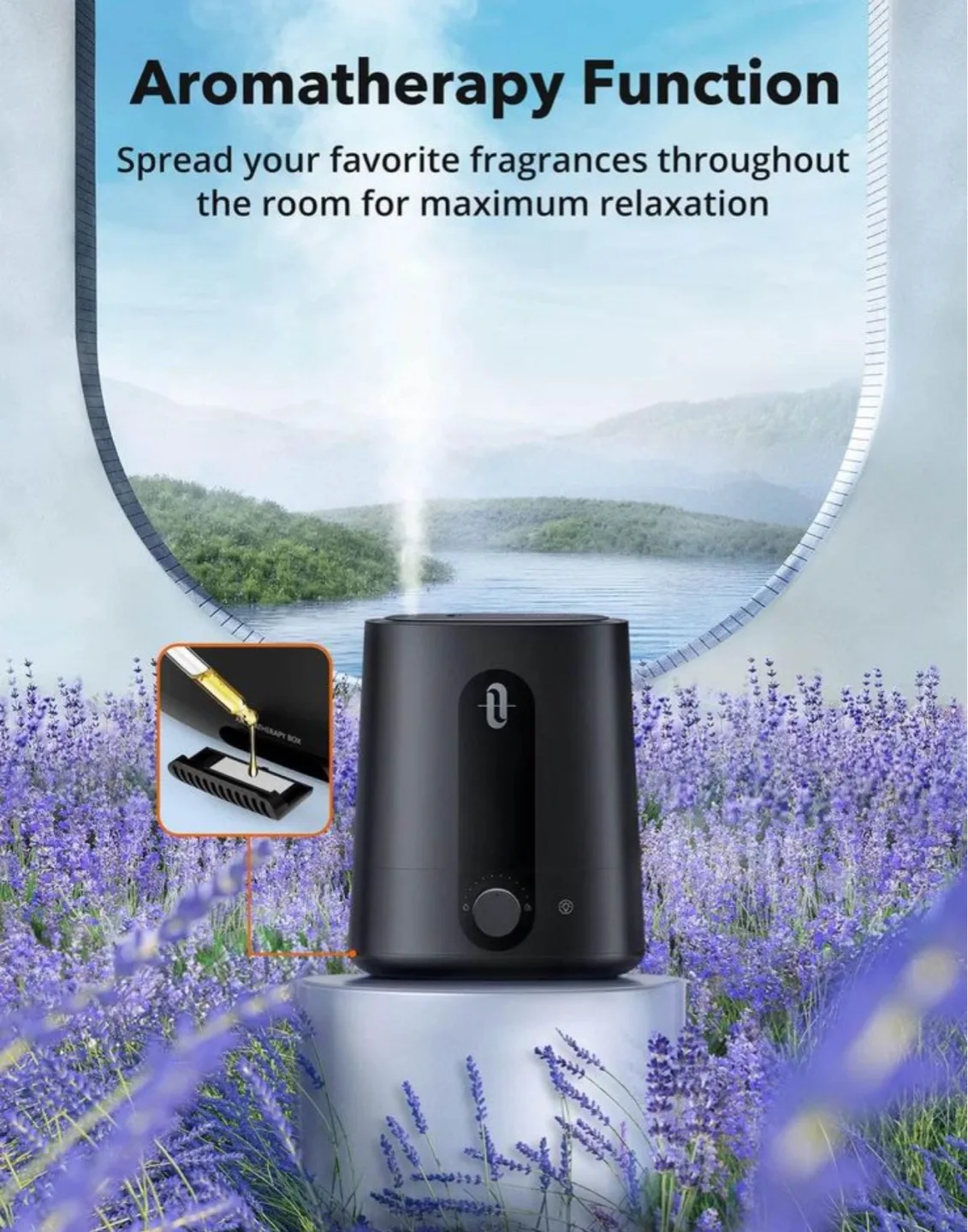 NEW 6L Cool Mist Top-Fill Humidifier image indicator(8)