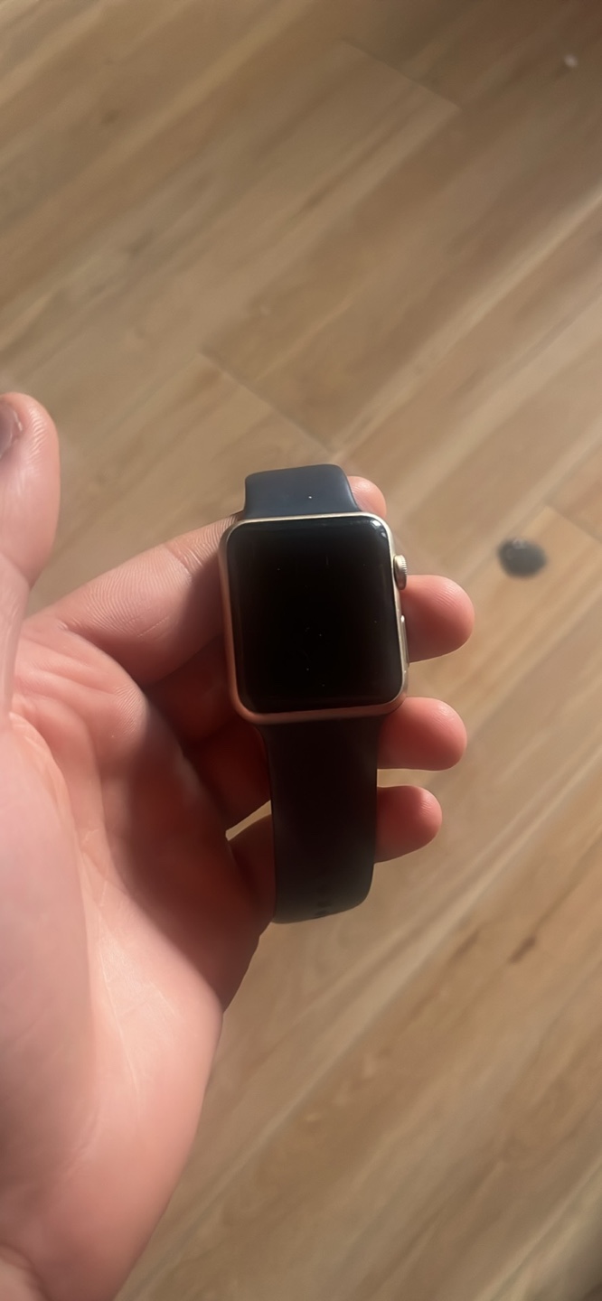 Apple Watch Series 2 - Gold Aluminium Case with Black Sport Band