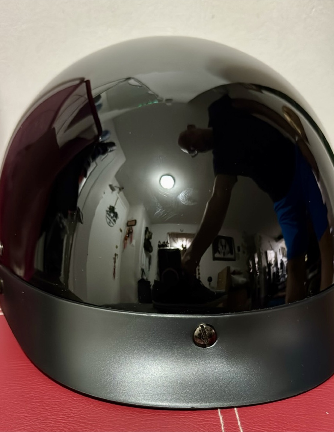 Vcan Shorty DOT Certified Motorcycle Helmet