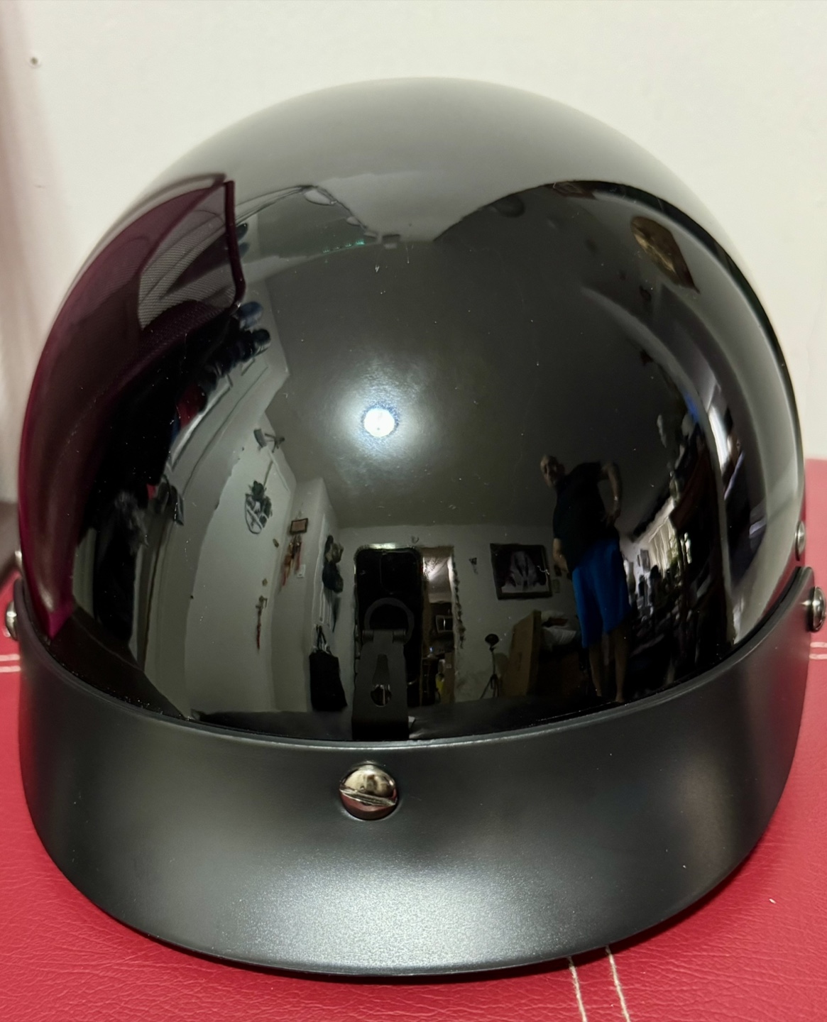 Vcan Shorty DOT Certified Motorcycle Helmet - photo 4