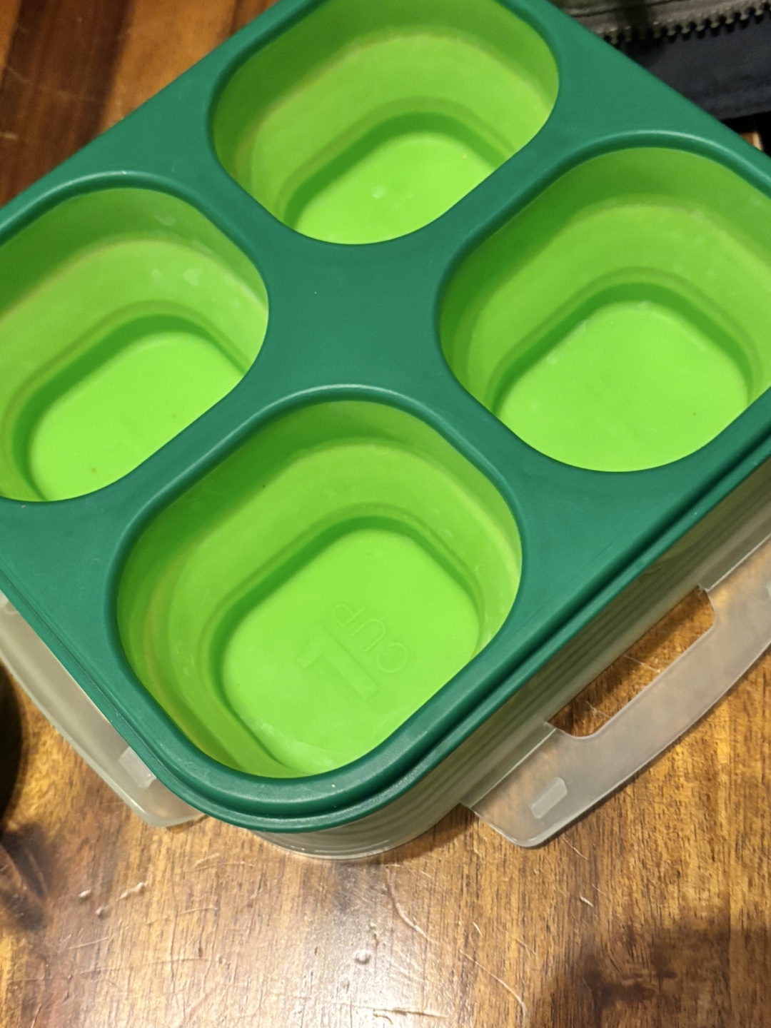 Two Silicone Portion Control Containers - photo 2