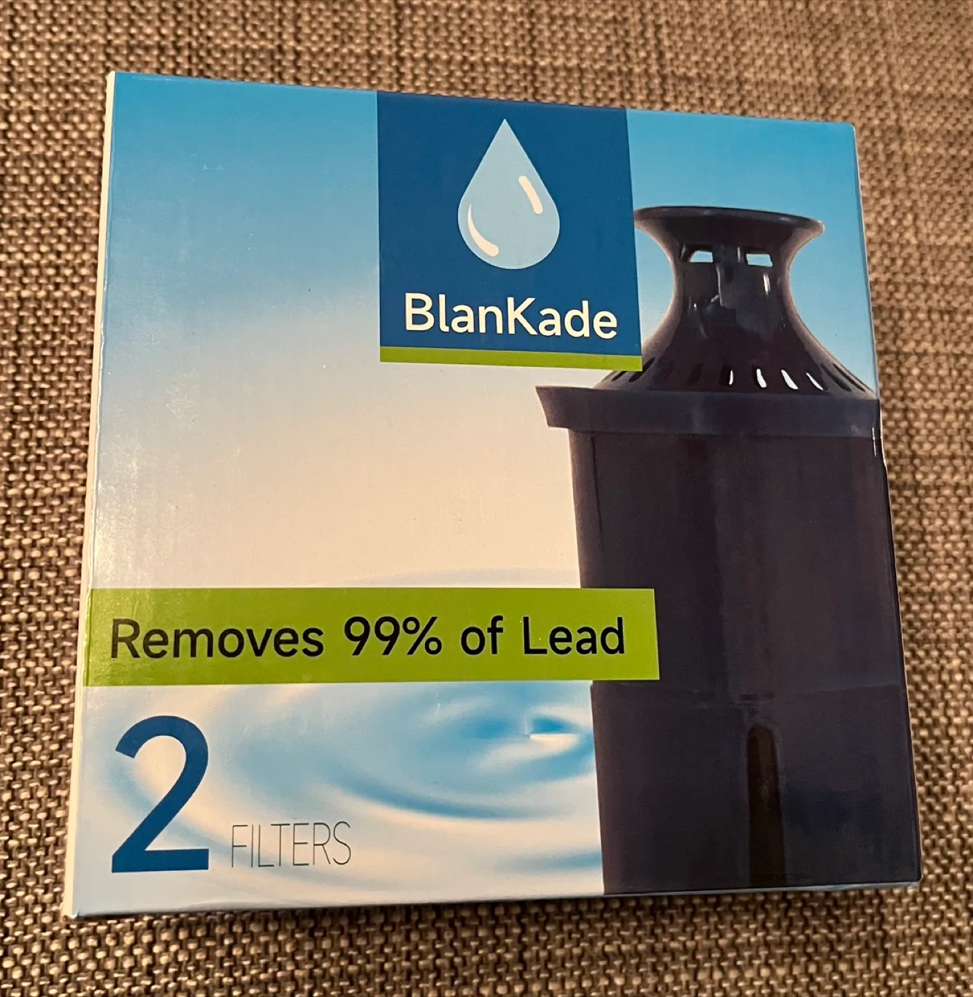 Blankade Replacement Pitcher Elite Water Filter - 2 Pack thumbnail