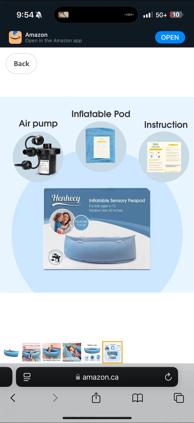 Sensory peapod for Kids, Therapeutic image indicator(6)