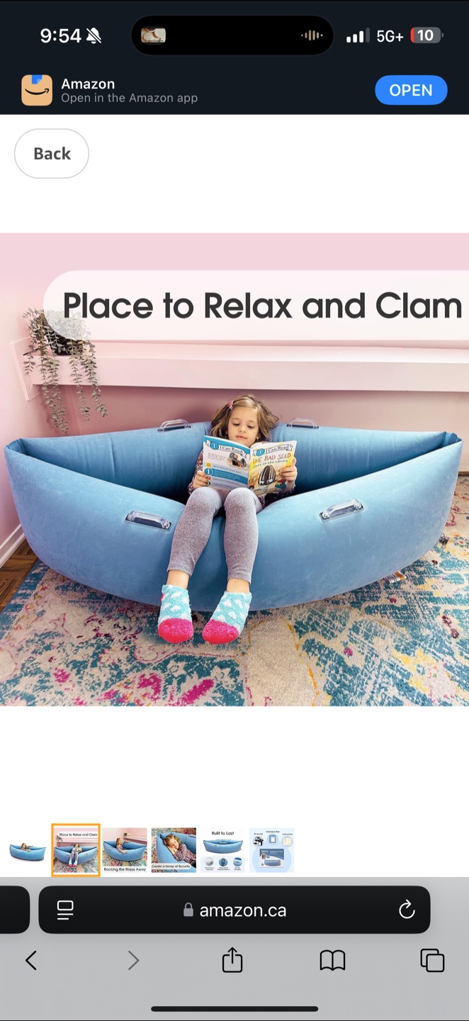 Sensory peapod for Kids, Therapeutic - photo 2