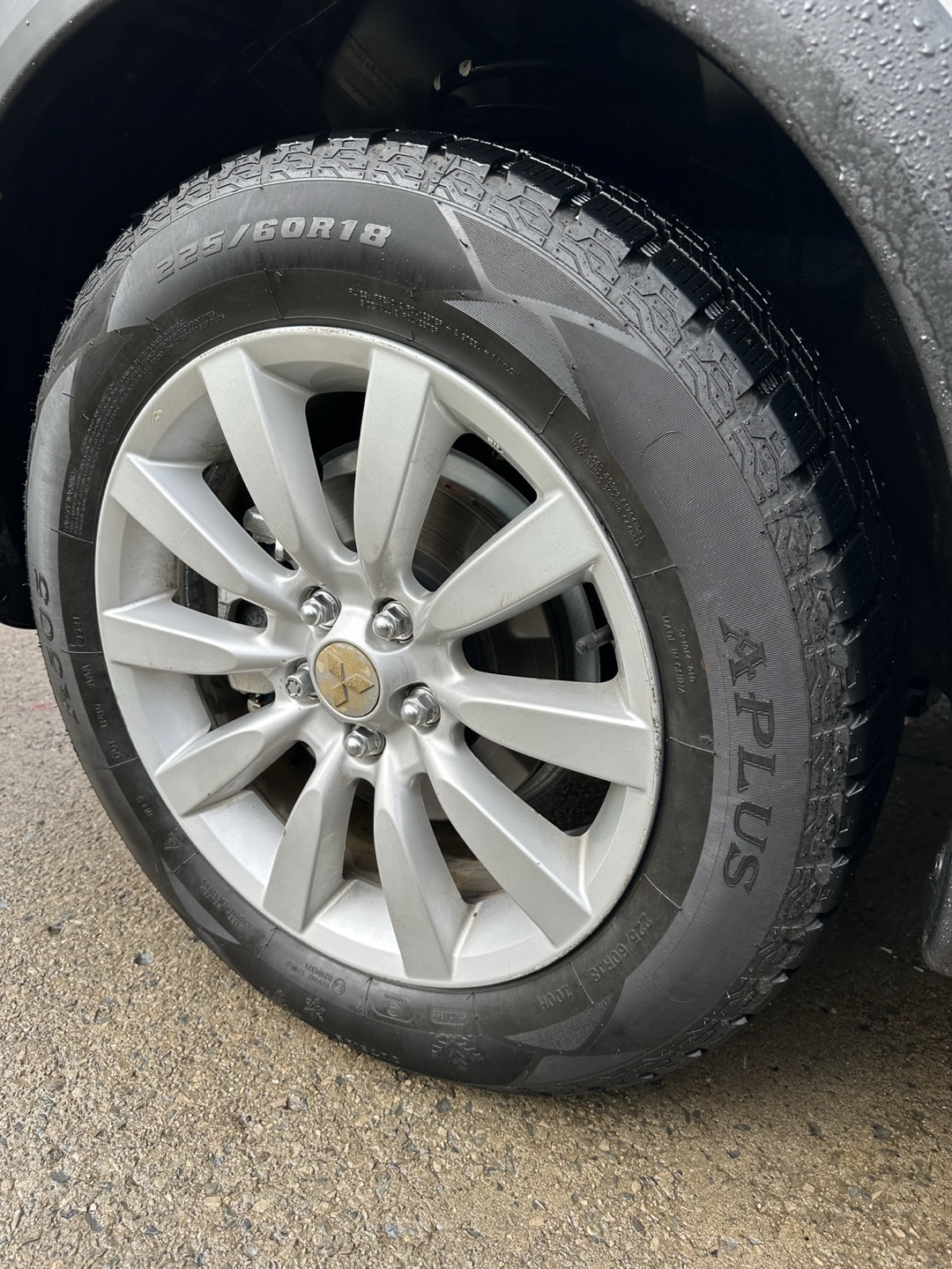 Mitsubishi 18’ Alloy  Rims and Winter Tires - photo 2