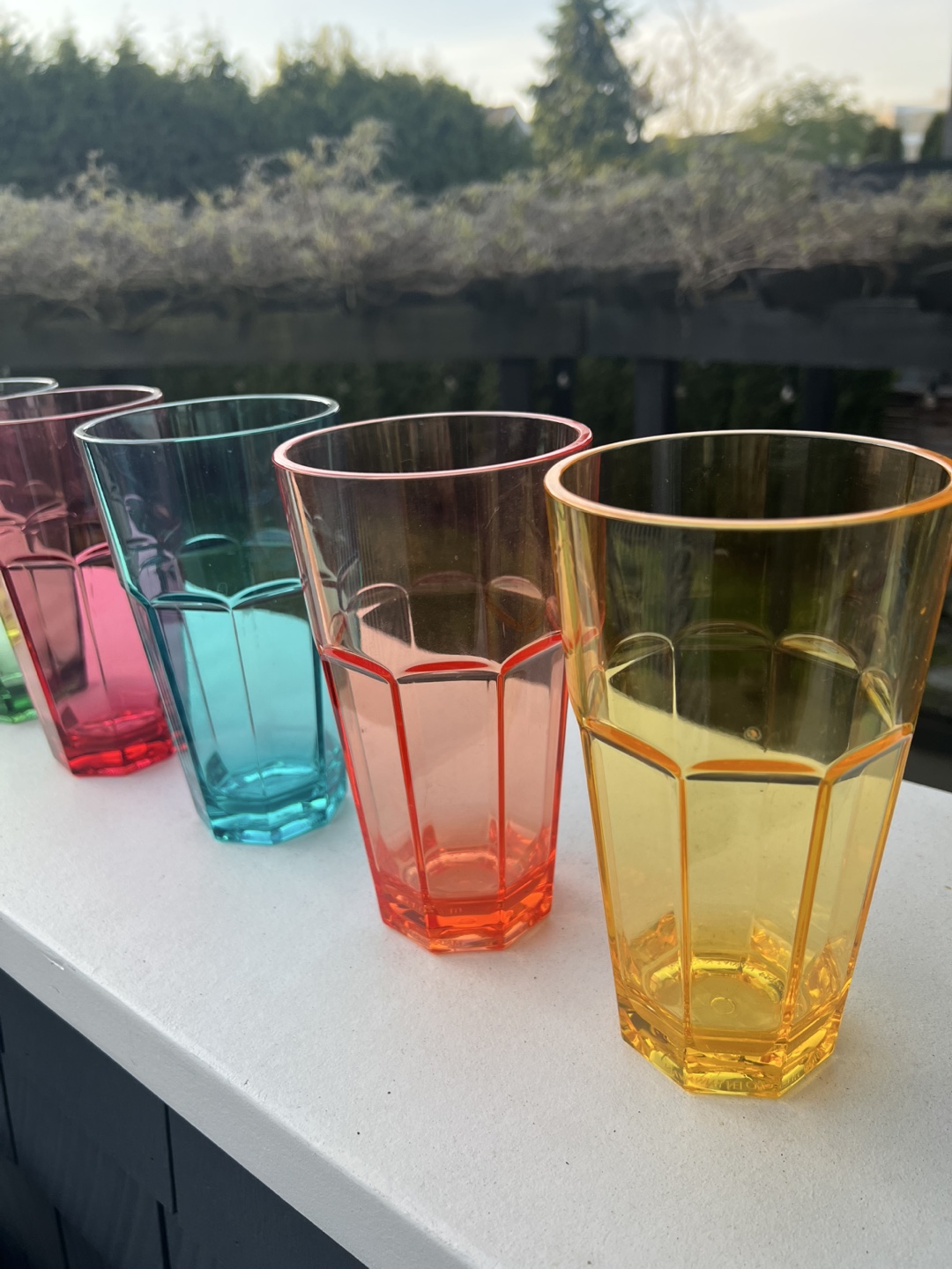 Set of 8 colourful tumblers - photo 2