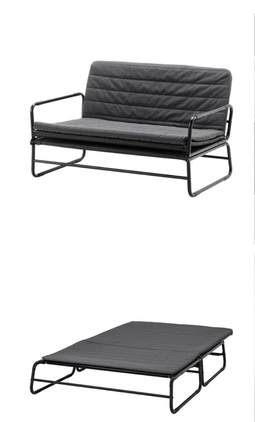 IKEA Sofa Bed - Dark Grey