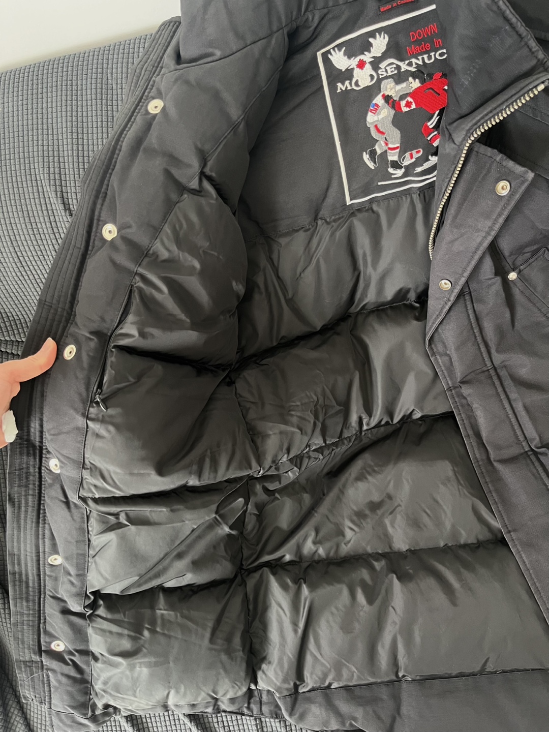Moose Knuckles Down Jacket - Black (Small) - photo 3