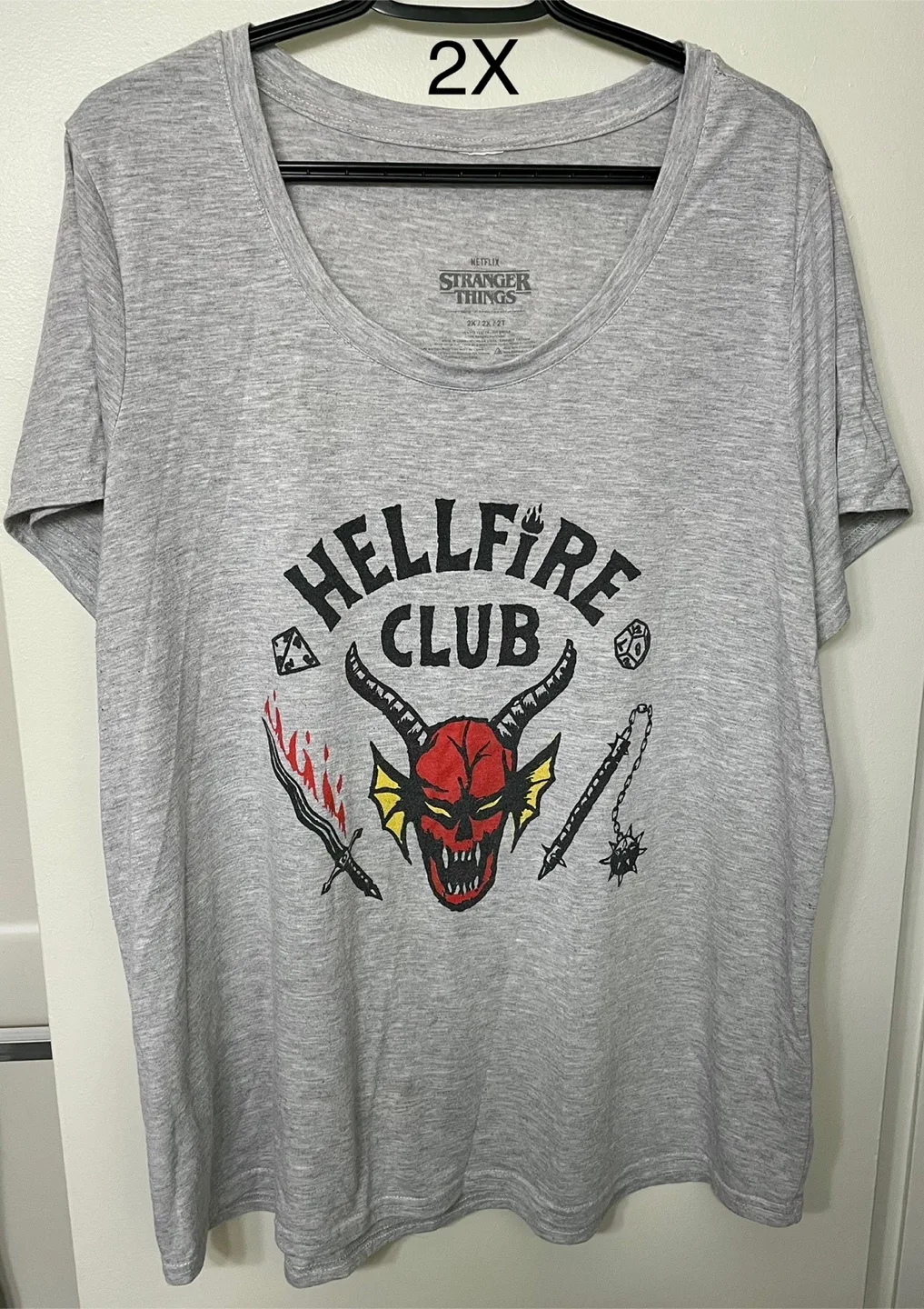 Stranger Things Hellfire Club T-Shirt - Size 2X thumbnail