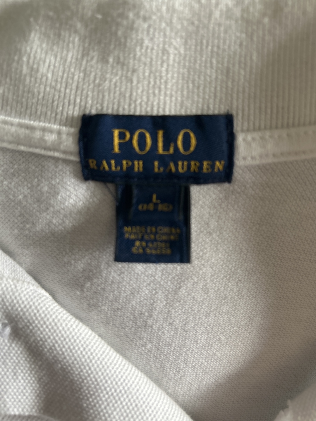 Polo Ralph Lauren Men's White Polo Shirt - Size Large - photo 2