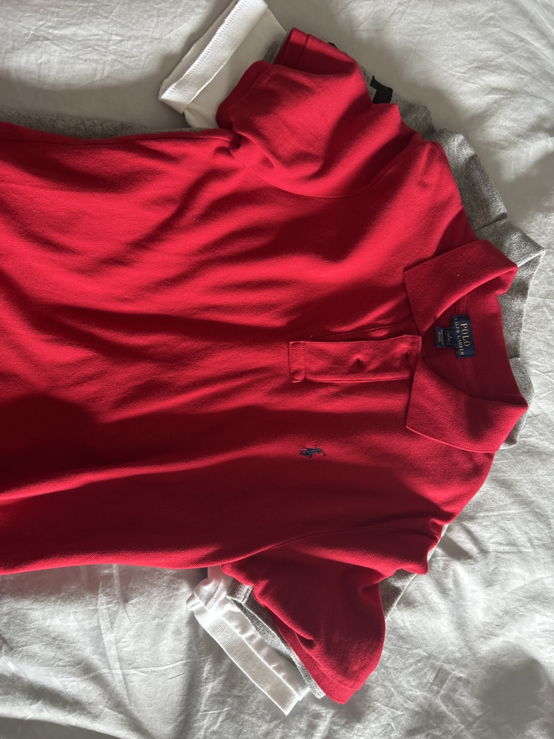 Polo Ralph Lauren Red Polo Shirt - Size L - photo 3