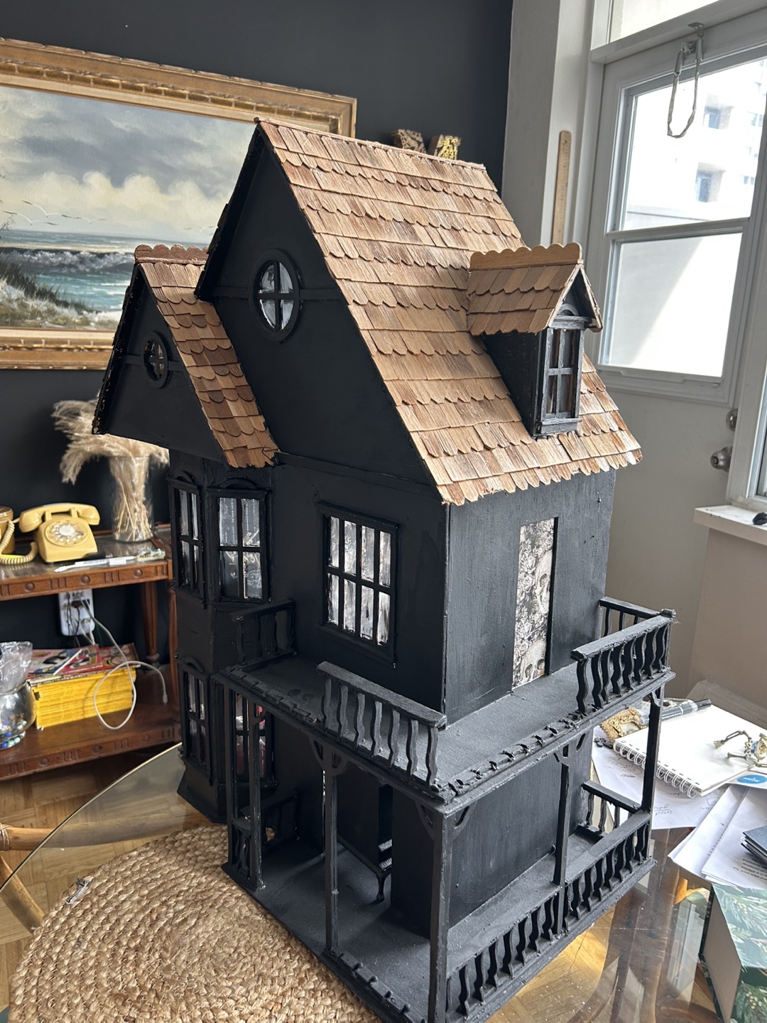 Gothic Victorian Dollhouse includes furniture - photo 2