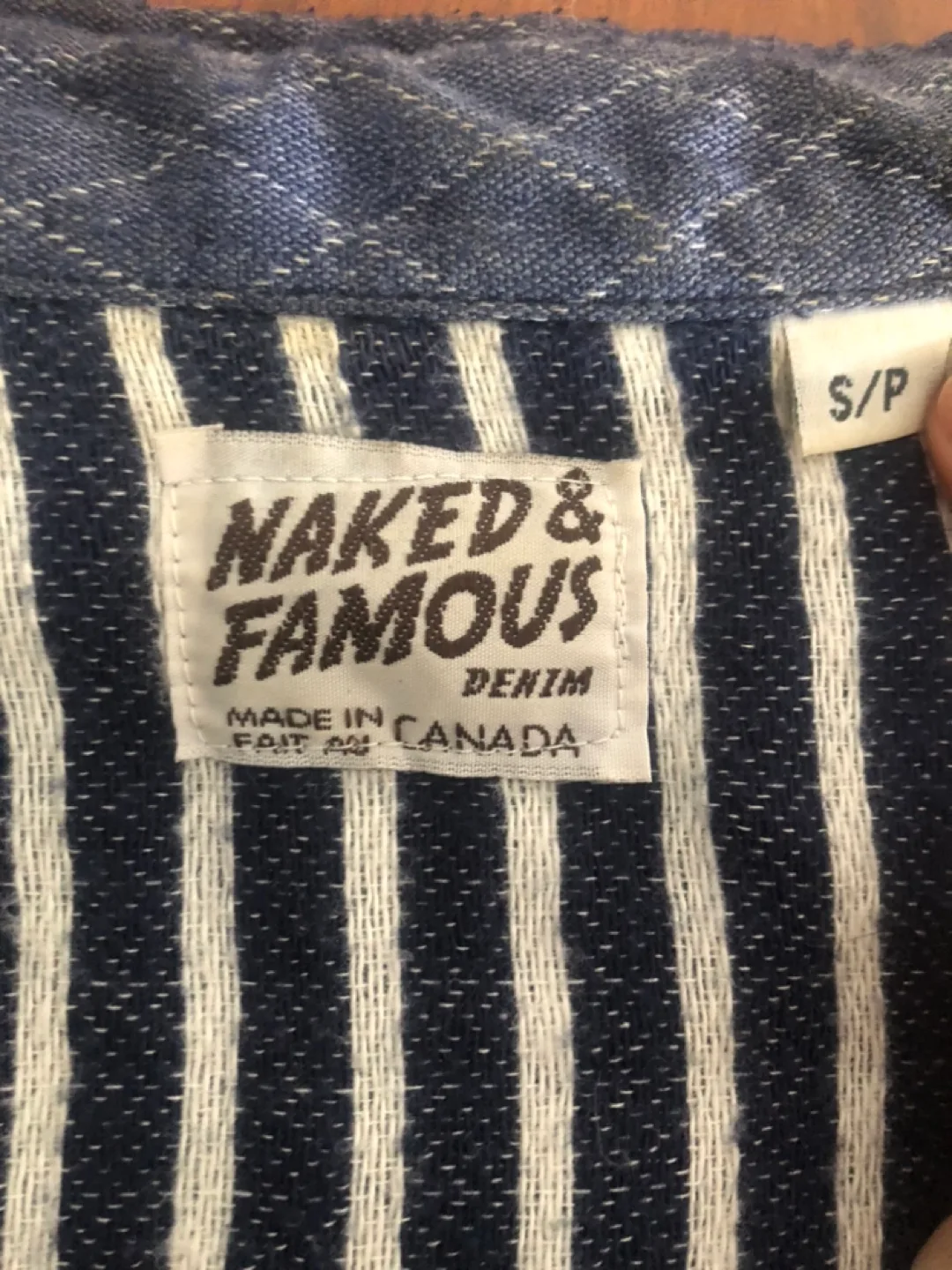 Men’s S Naked and Famous Denim Long Sleeve image indicator(5)