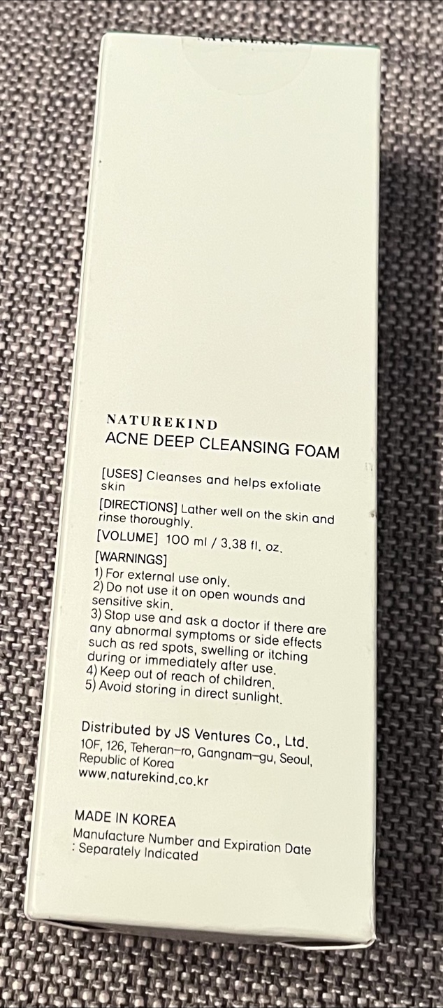NATUREKIND Acne Deep Cleansing Foam 100ml - photo 2
