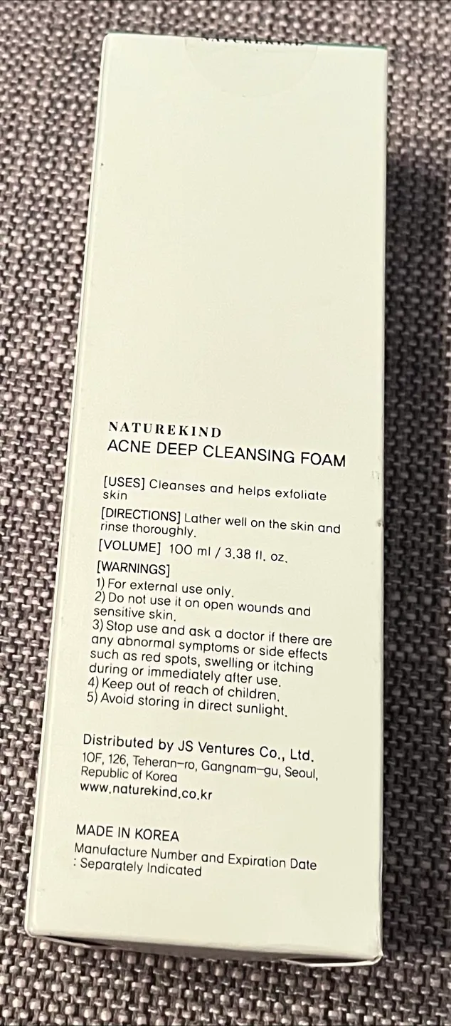 NATUREKIND Acne Deep Cleansing Foam 100ml image indicator(2)
