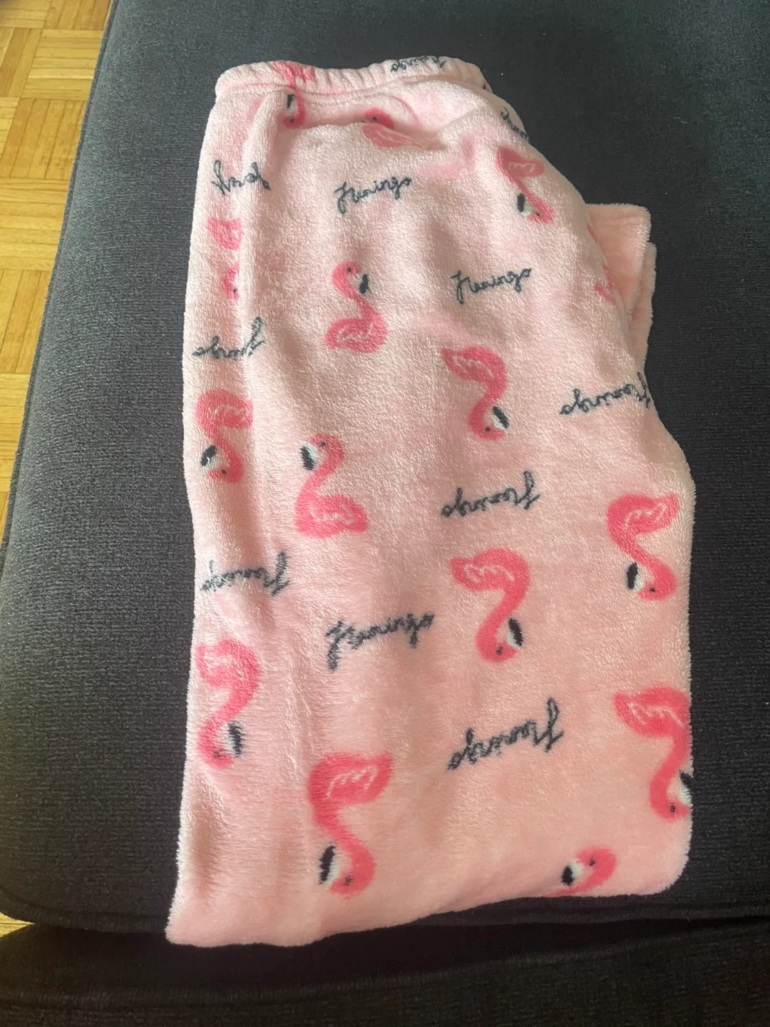 Pink Flamingo Fleece Pajama Set image indicator(3)