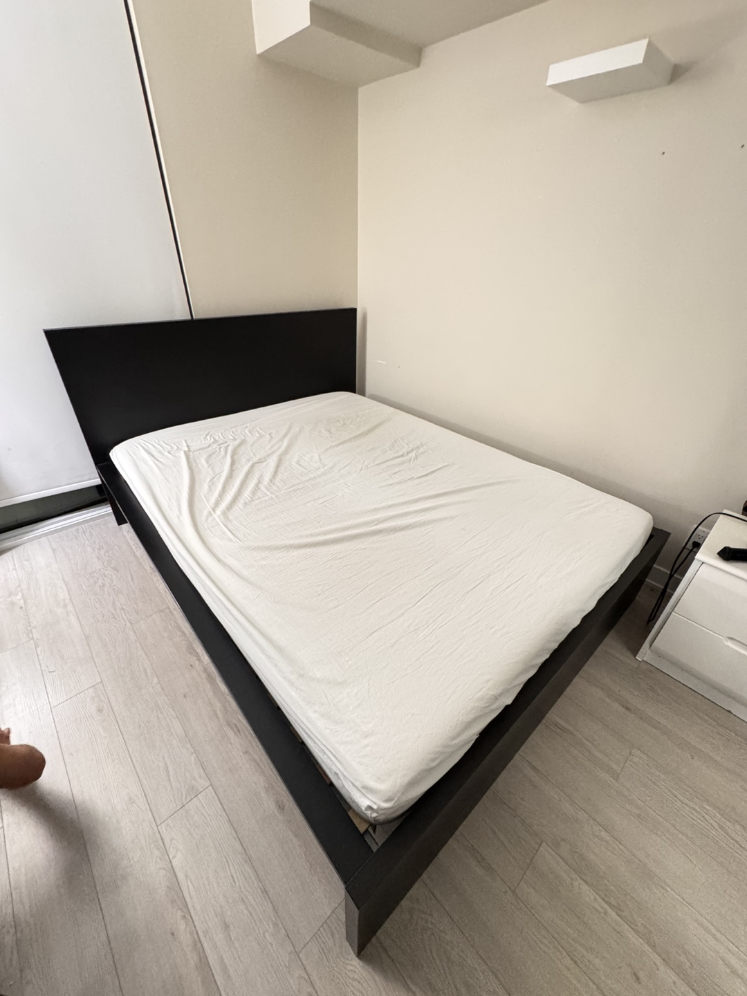 IKEA MALM Black-Brown Queen Bed Frame