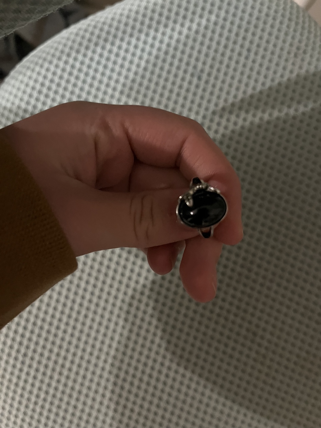 Black Stone Statement Ring