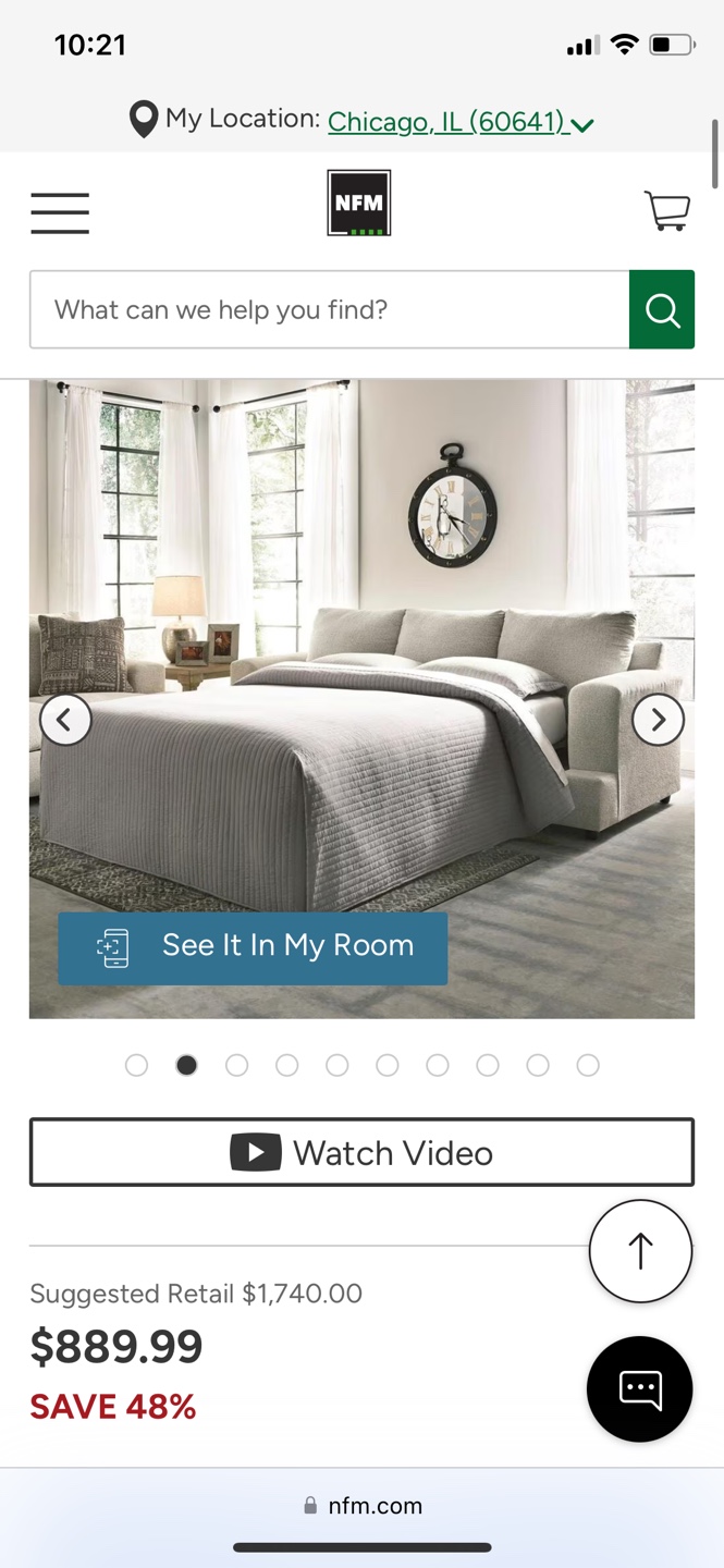 Ashley Sleeper Sofa - photo 2