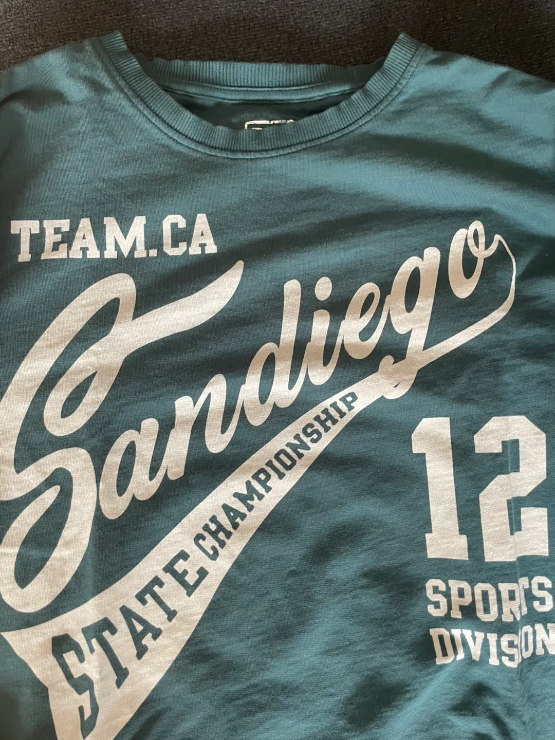 DNMX Men's Teal San Diego Sweatshirt Size XL image indicator(2)