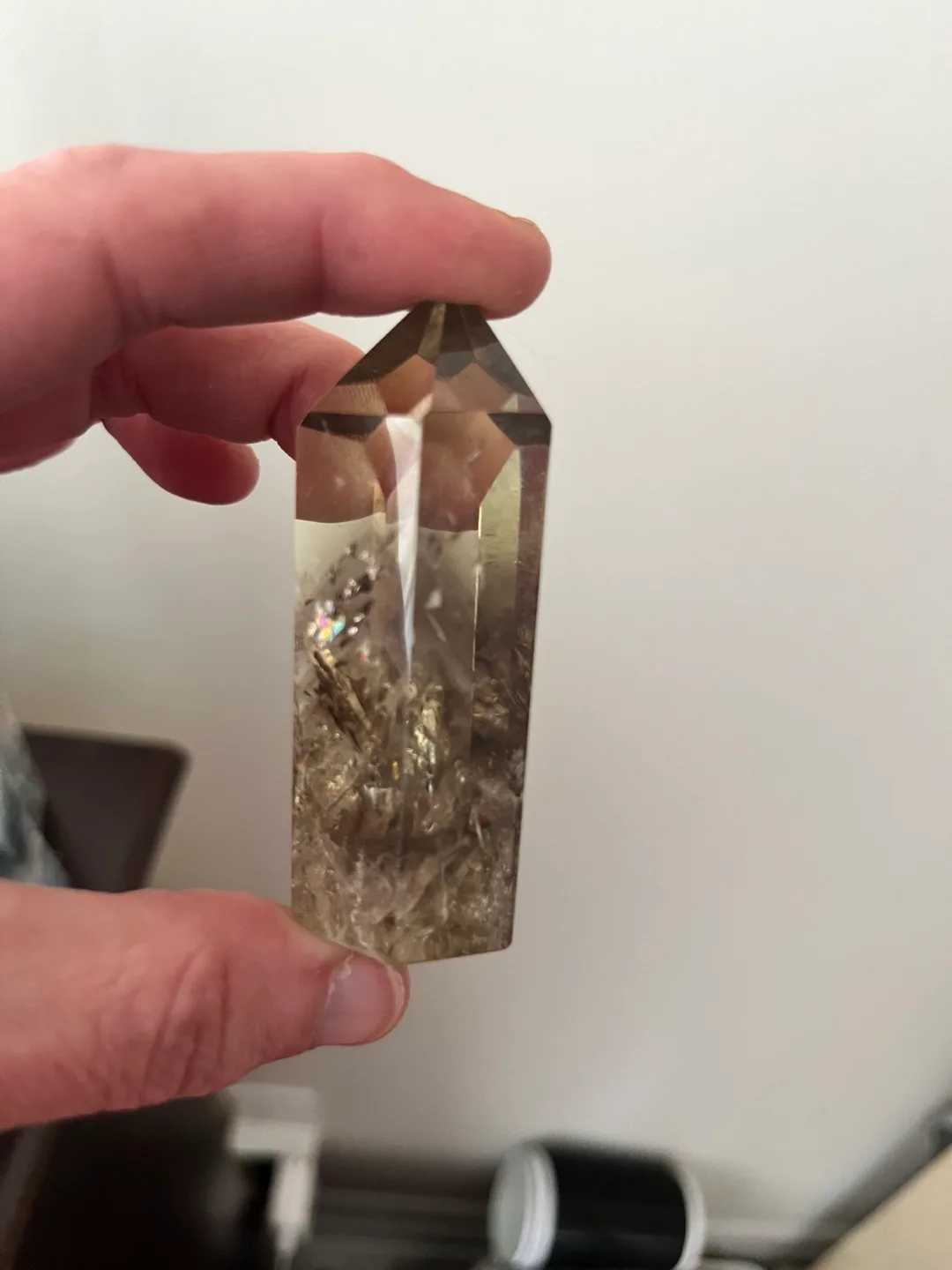 PHANTOM Smoky Quartz Point!! From Brazil 🇧🇷 thumbnail