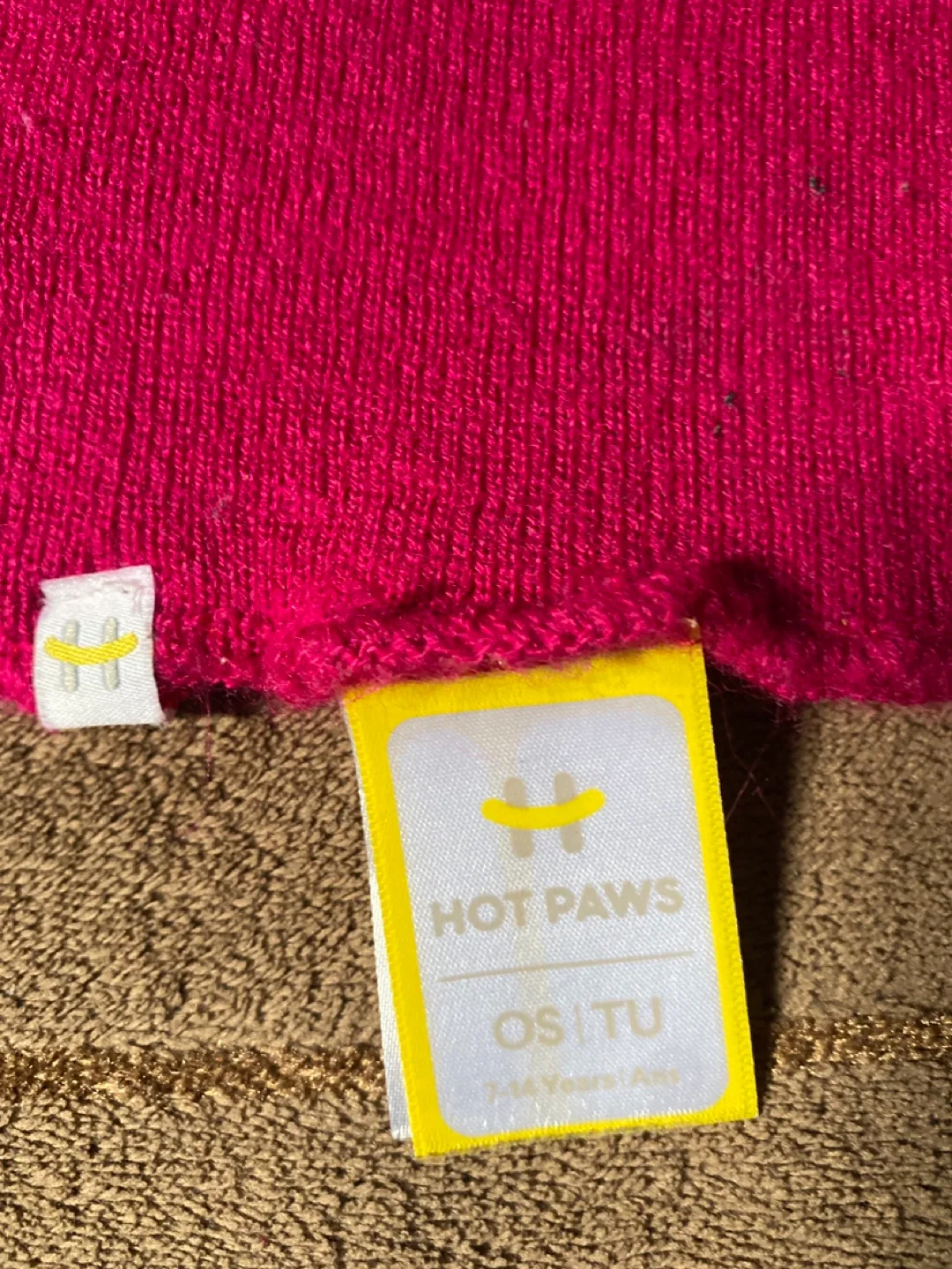 Hot Paws Pink Knit Kids Neck Warmer image indicator(2)