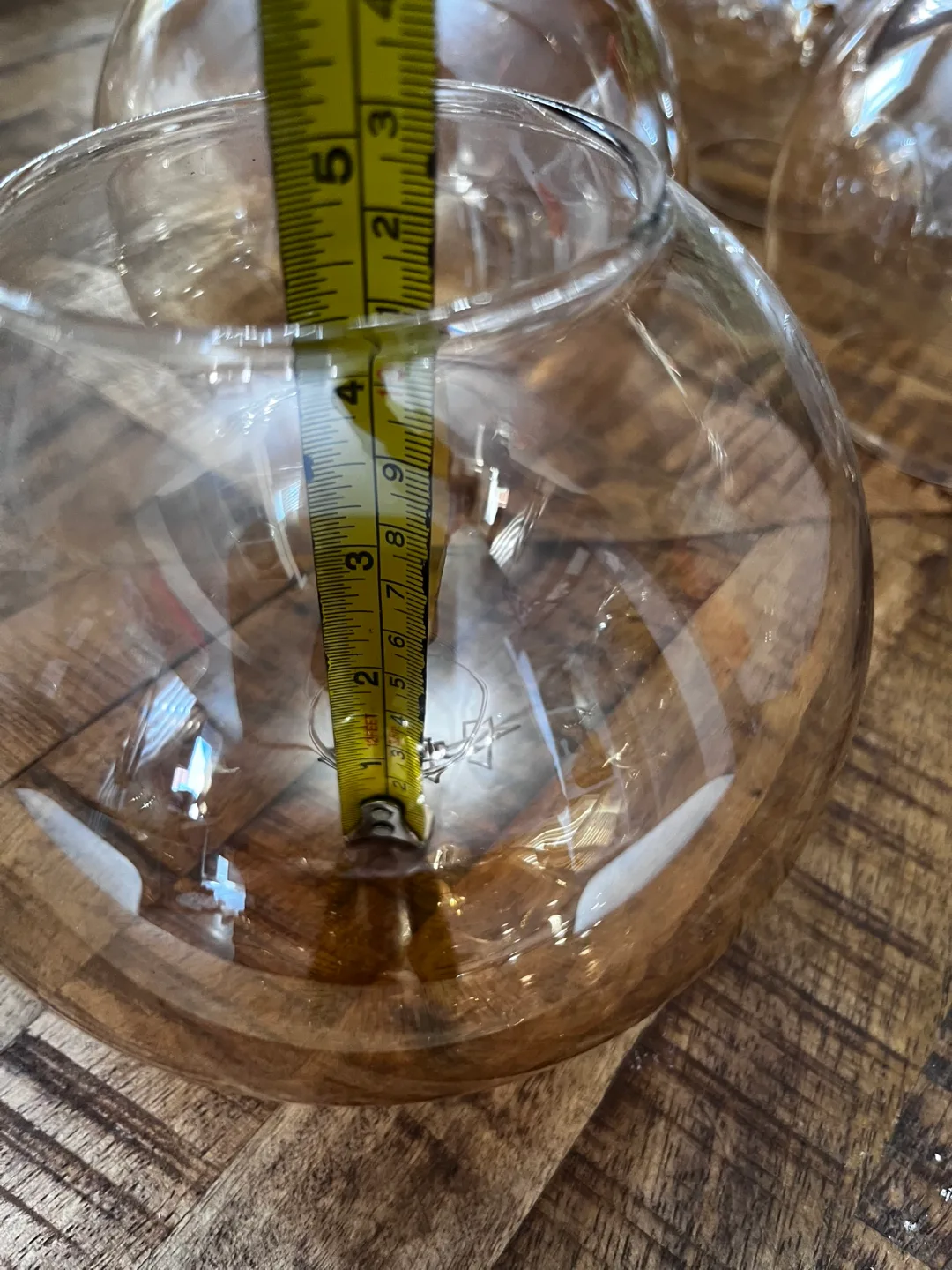 Globe Glass Light Shades - Amber/Gold image indicator(4)