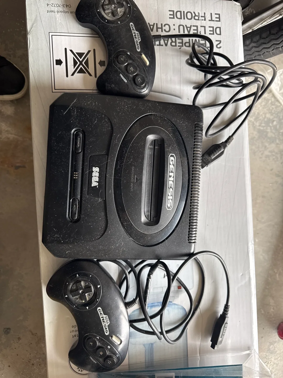Sega Genesis Console with Two Controllers thumbnail