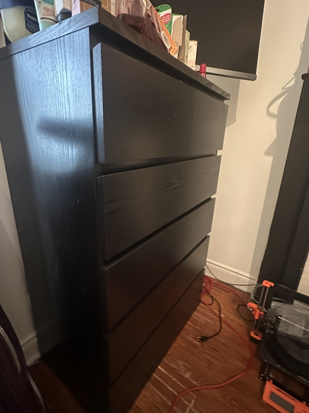 IKEA MALM 6-Drawer Chest - Black-Brown - photo 3