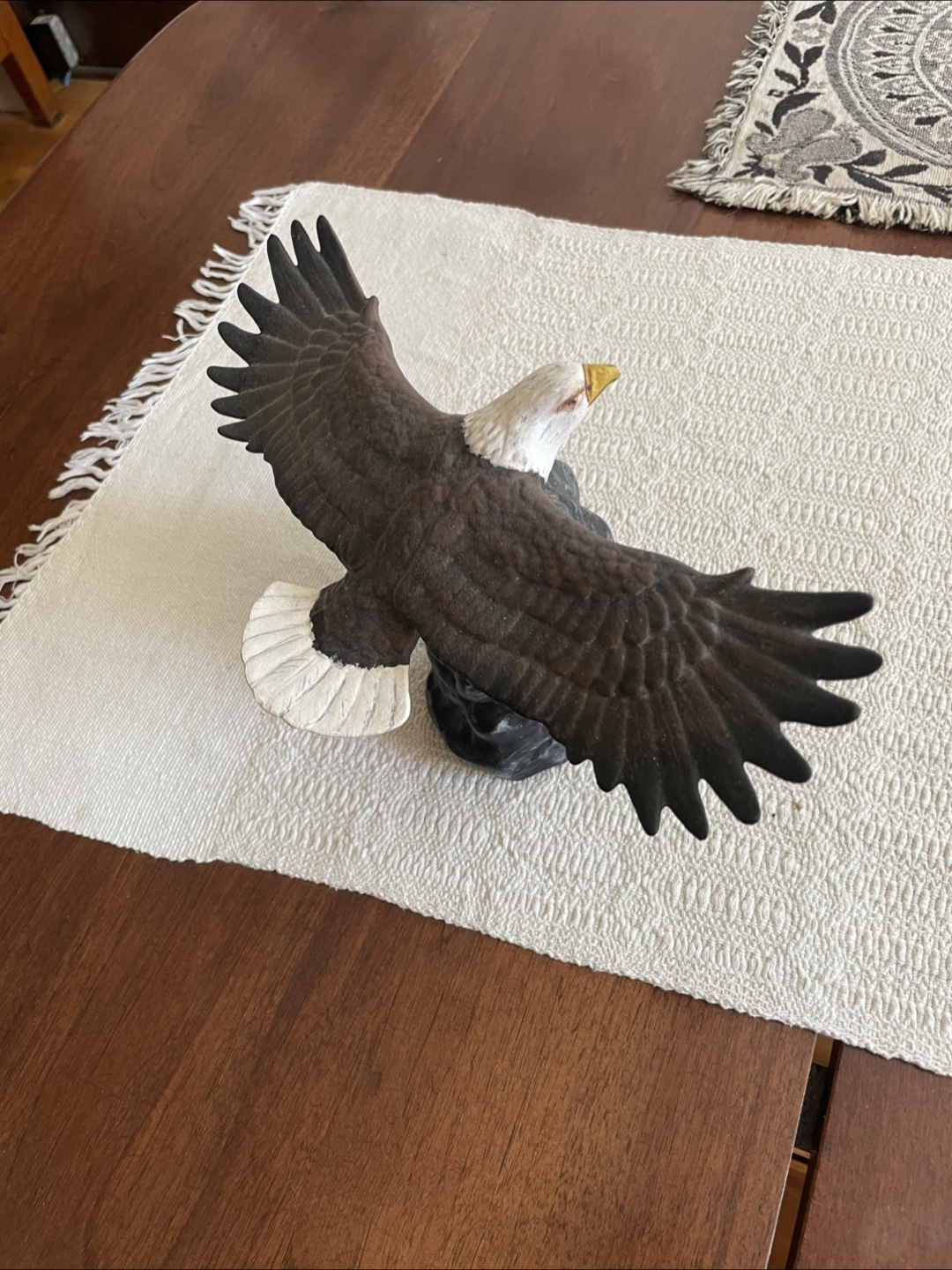 Hand-painted Bald Eagle Figurine - photo 3