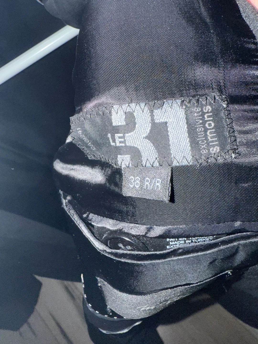 Men’s grey blazer - 38R - Simon’s brand image indicator(4)