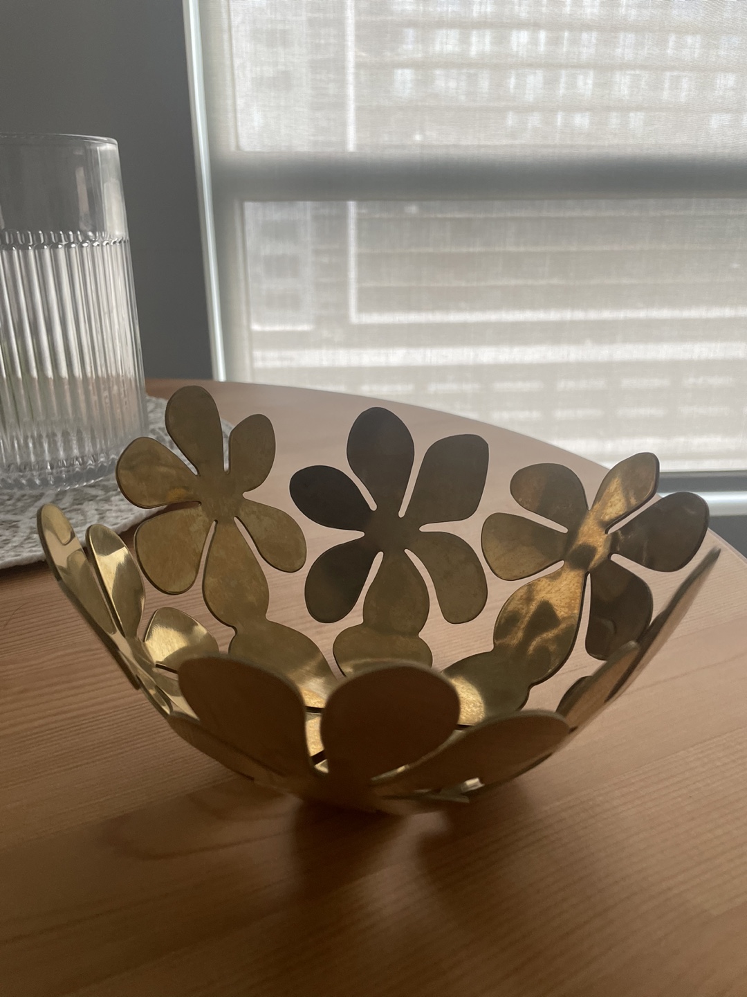 Gold Metal Decorative Bowl