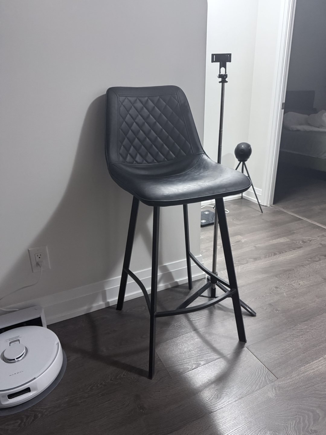 Mali Black Bar Stool - 76cm - photo 4
