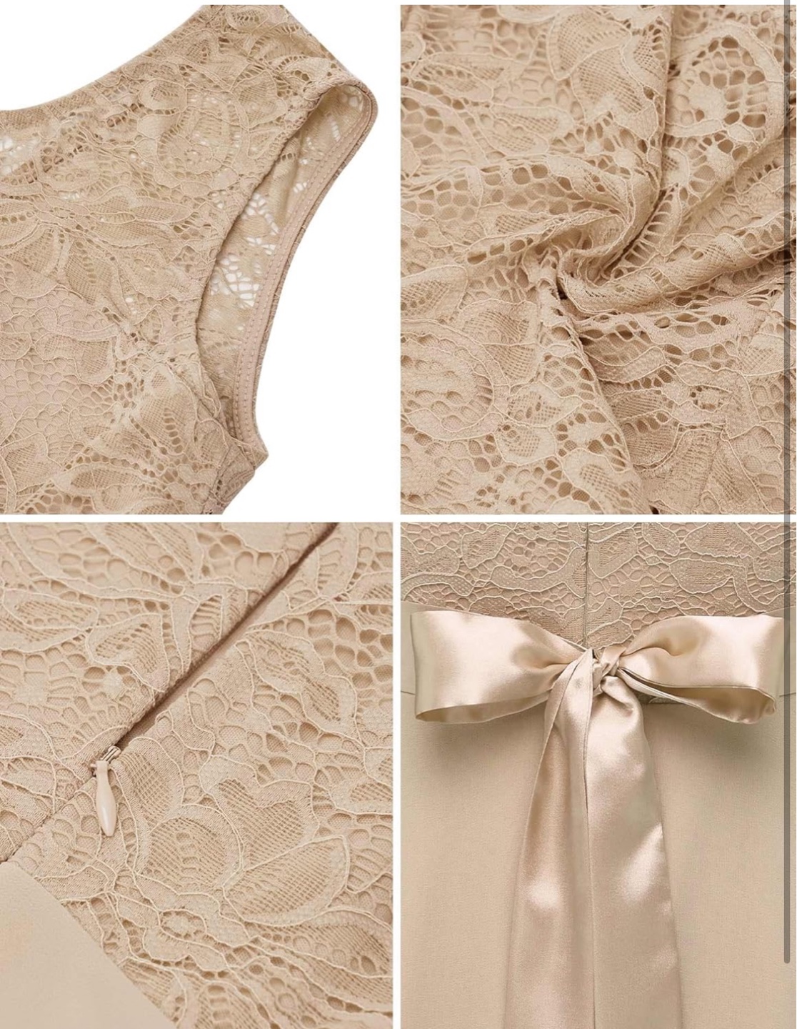 NEW! BeryLove Lace Chiffon Hi-Lo Formal Party Swing Dress - photo 2