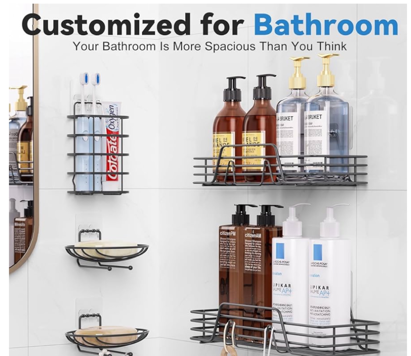 New Shower caddy/ Rack Organizer - 5-Piece Set - photo 3