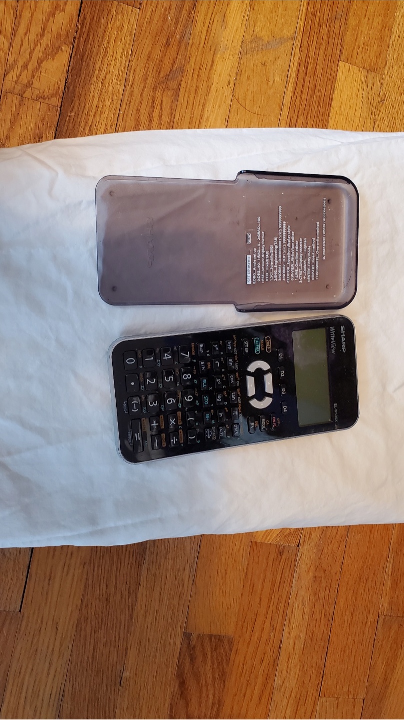 Sharp EL-W535XB Scientific Calculator with Case