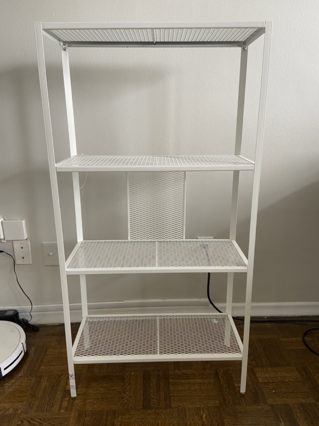 IKEA Lack White Metal Shelving Unit - photo 2