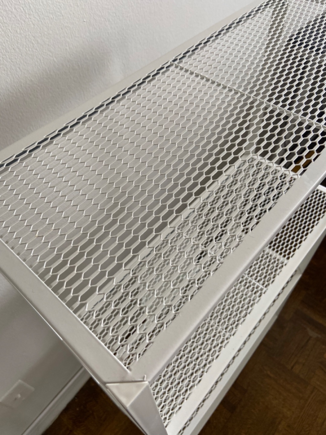 IKEA Lack White Metal Shelving Unit - photo 3