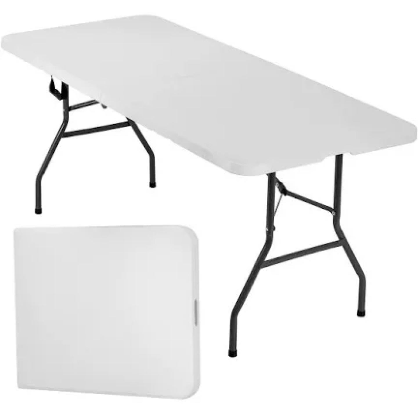 Grey Plastic Folding Table