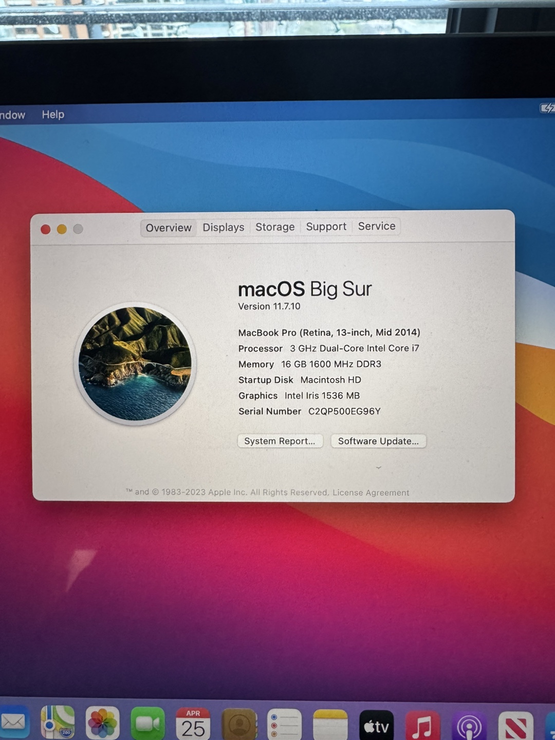 13” 2014 MacBook Pro 16GB RAM, 1TB SS HD - photo 3