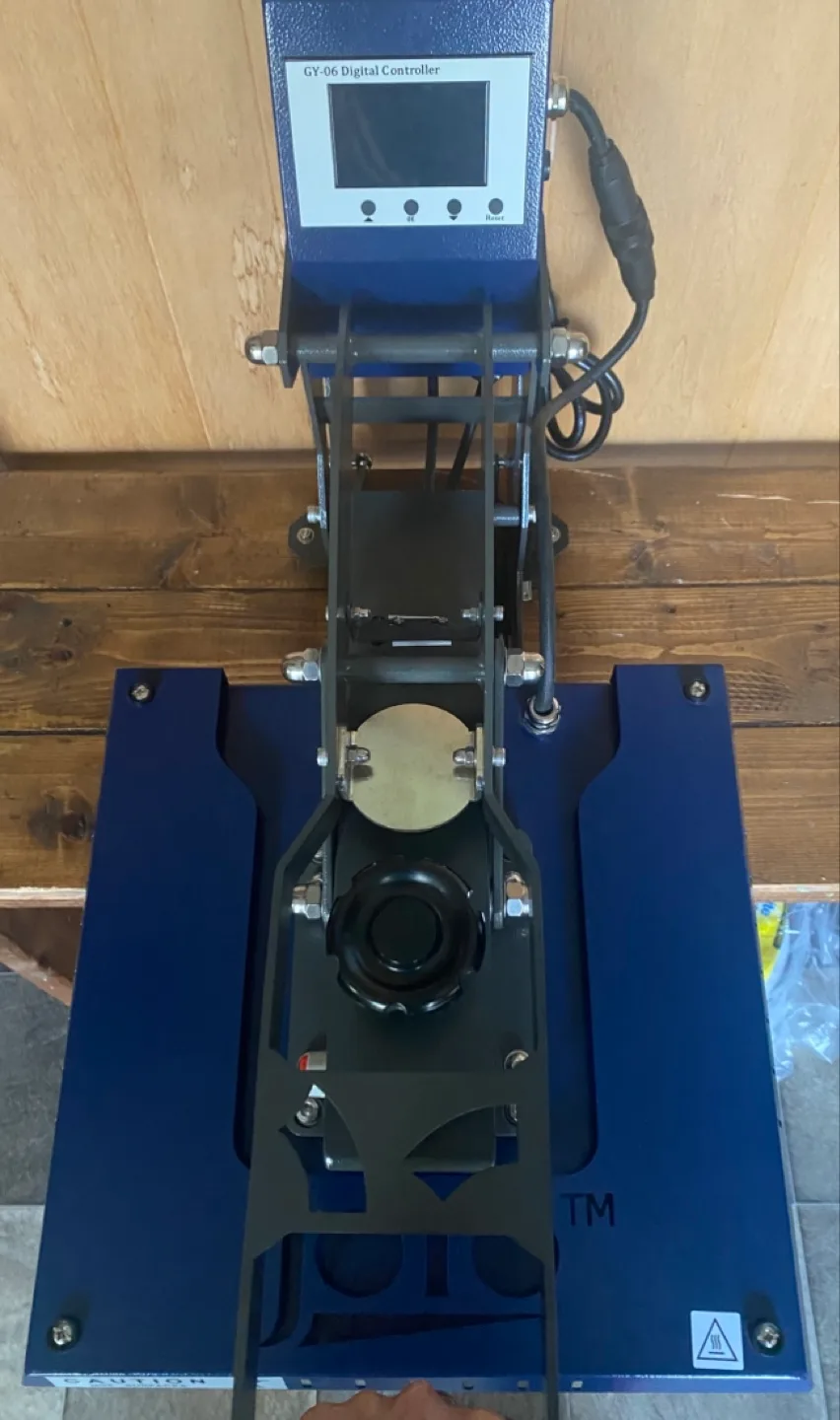 Joto auto release clamshell heat press 15”x15” image indicator(4)