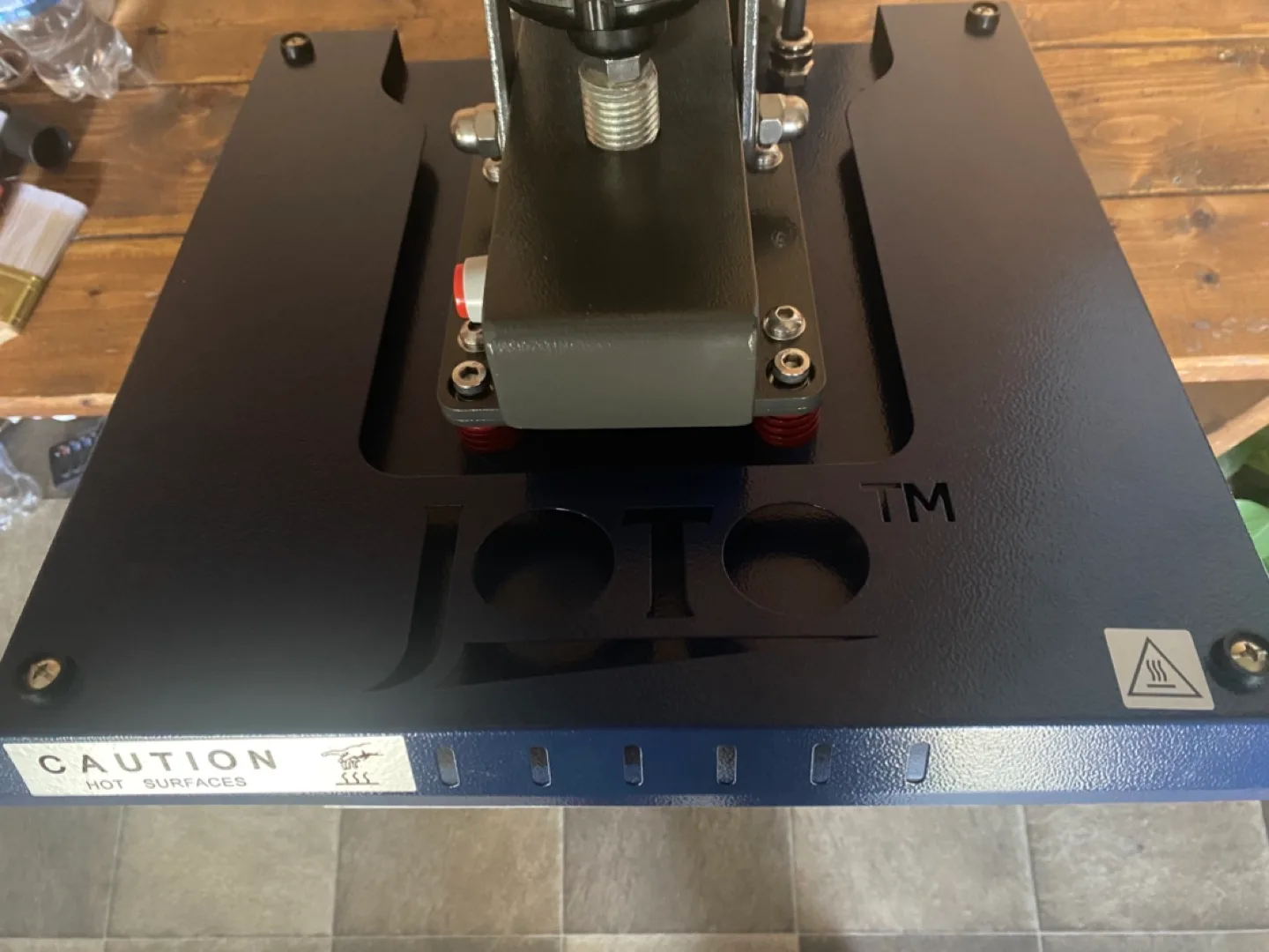 Joto auto release clamshell heat press 15”x15” image indicator(6)