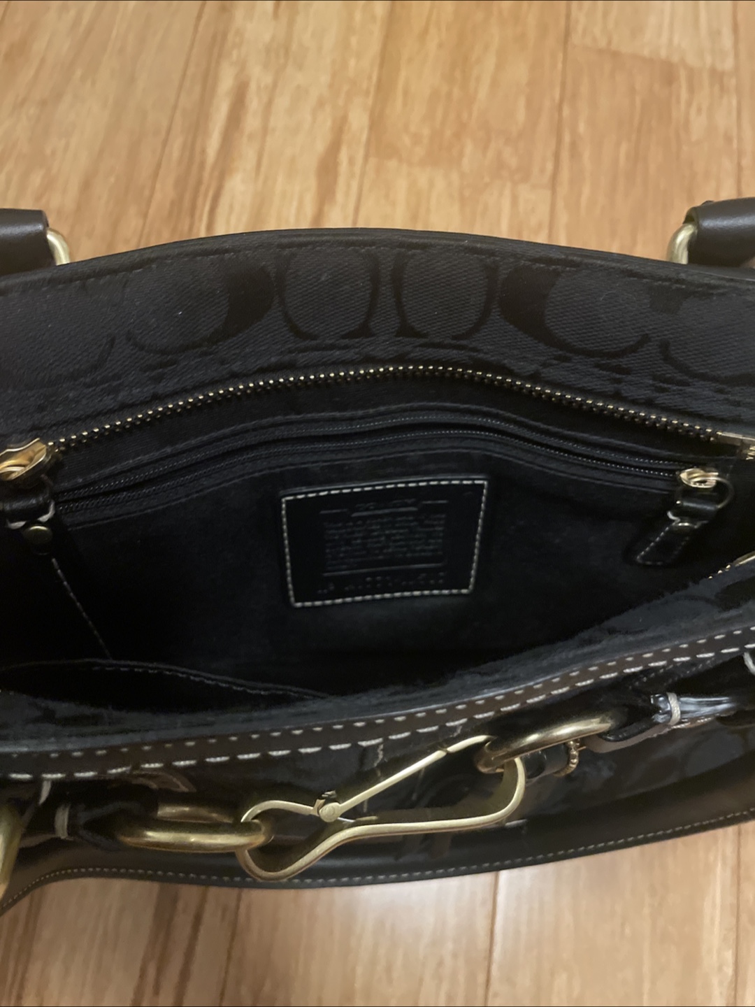 Coach Black Signature Handbag - photo 2