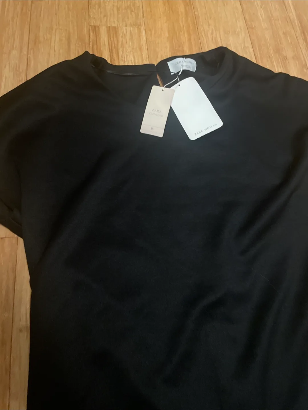 Zara Woman Black Mini Dress Size M image indicator(3)