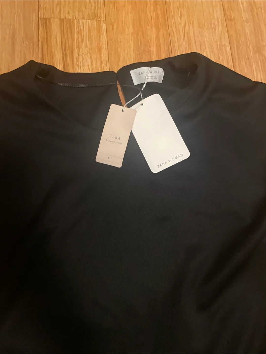 Zara Woman Black Mini Dress Size M image indicator(2)