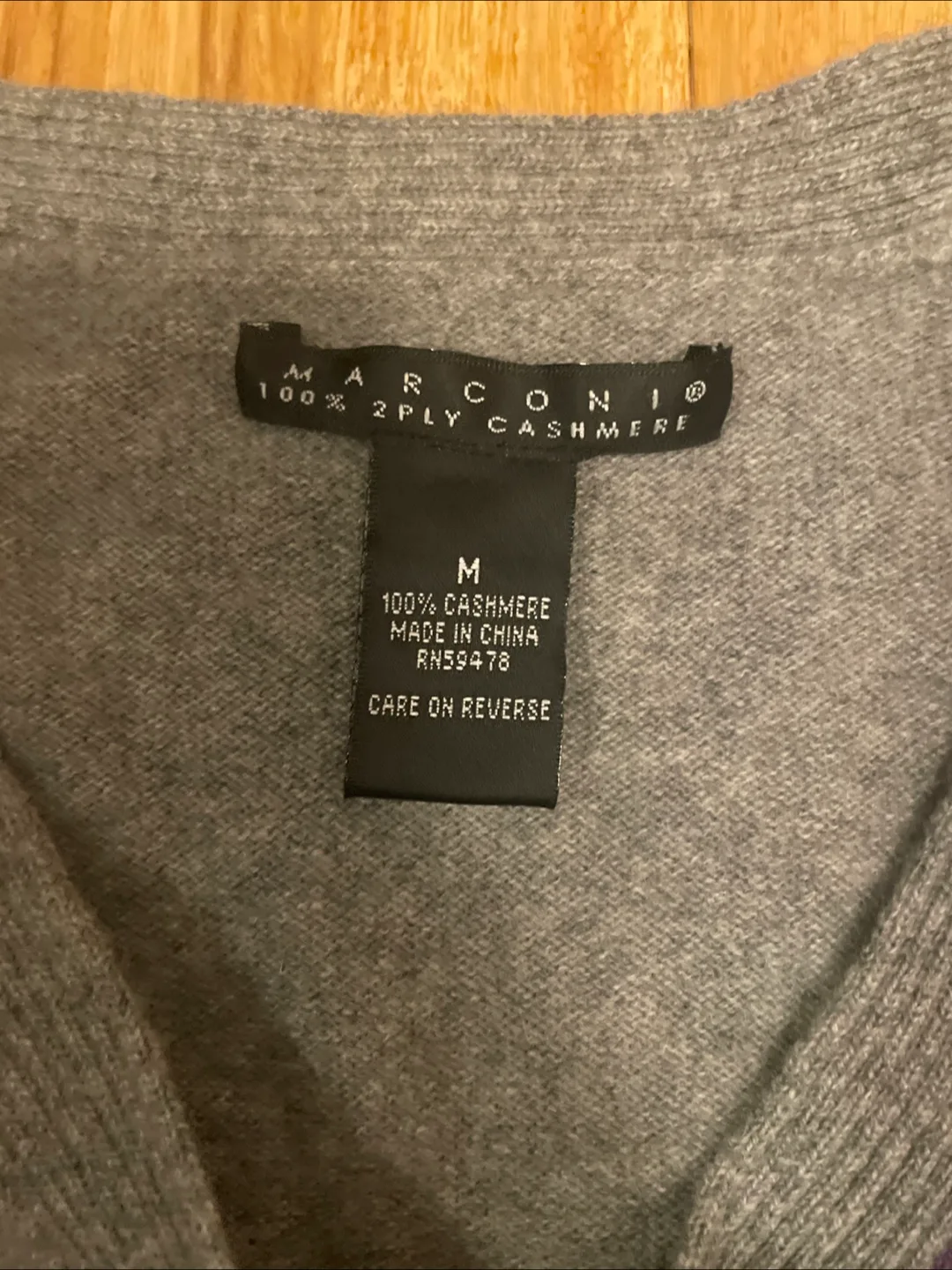 Marconi 100% Cashmere Argyle Vest image indicator(3)