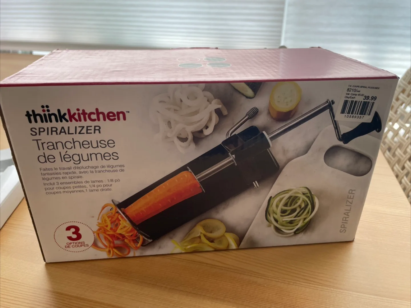 ThinkKitchen Spiralizer Vegetable Slicer thumbnail